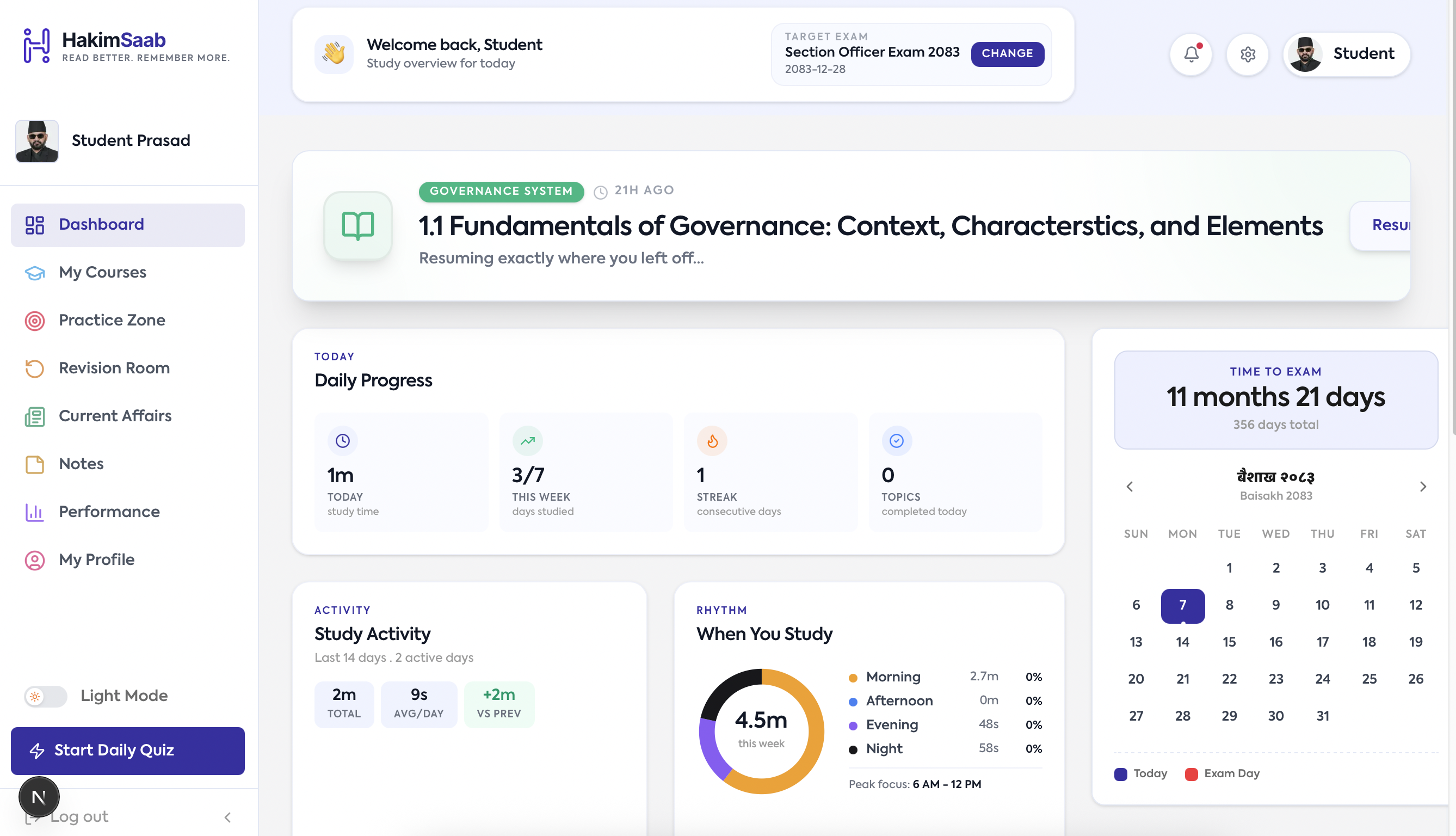 HaakimSaab Dashboard